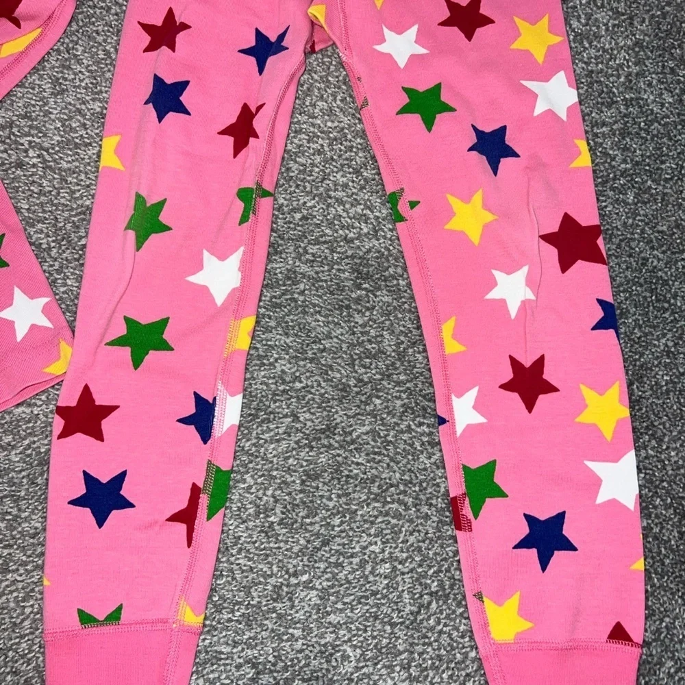 Hanna Andersson Colorful Star Kids Pajamas size 6-7 years